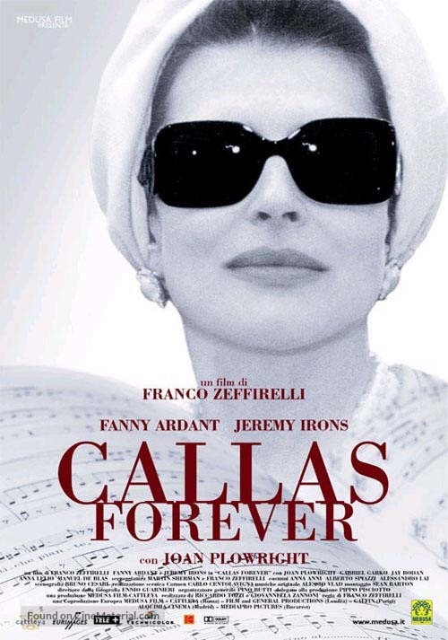 Callas Forever - Italian Movie Poster