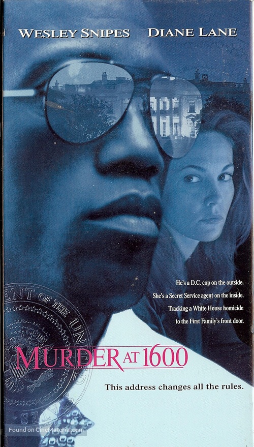 Murder At 1600 - VHS movie cover