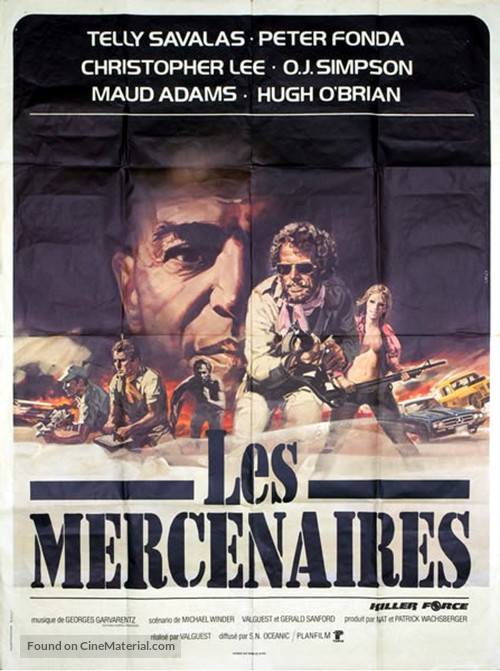 Killer Force - French Movie Poster