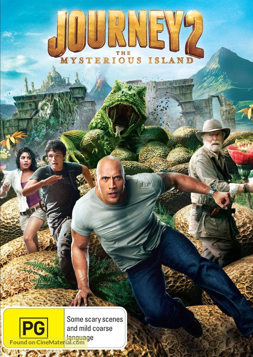 Journey 2: The Mysterious Island - Australian DVD movie cover