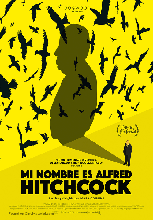 My Name Is Alfred Hitchcock - Spanish Movie Poster