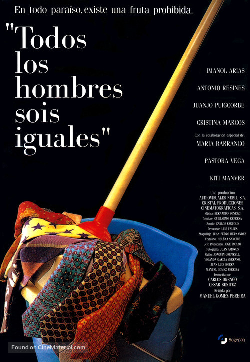 Todos los hombres sois iguales - Spanish Movie Poster