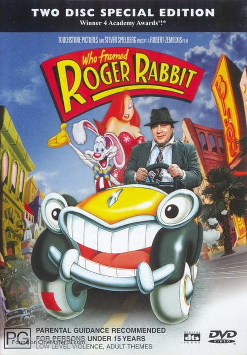 Who Framed Roger Rabbit - Australian DVD movie cover