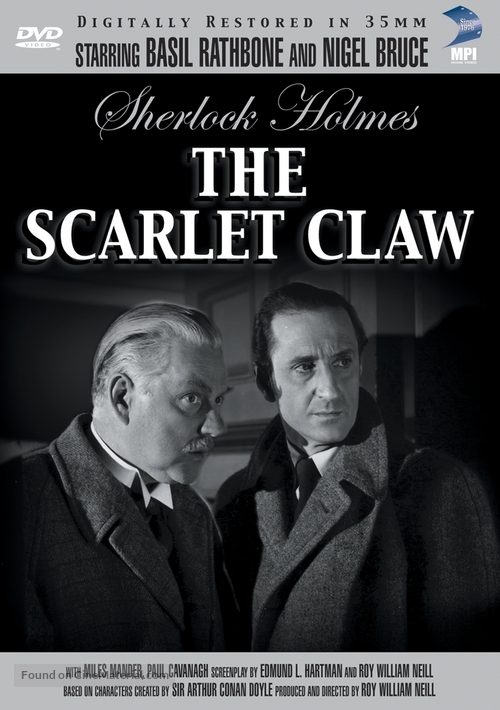 The Scarlet Claw - DVD movie cover