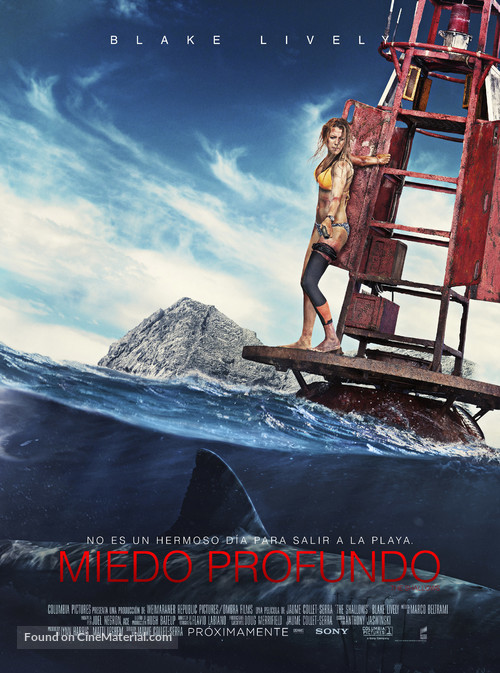 The Shallows - Argentinian Movie Poster