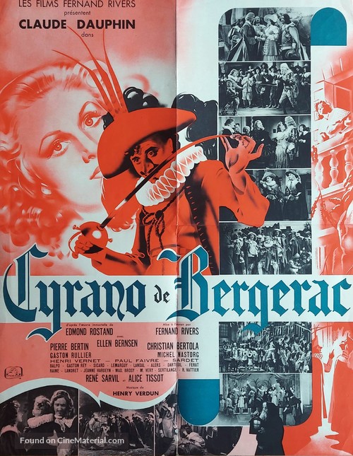 Cyrano de Bergerac - French Movie Poster