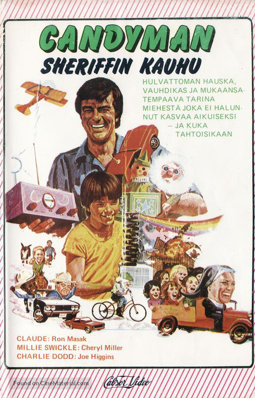 The Man from Clover Grove - Finnish VHS movie cover