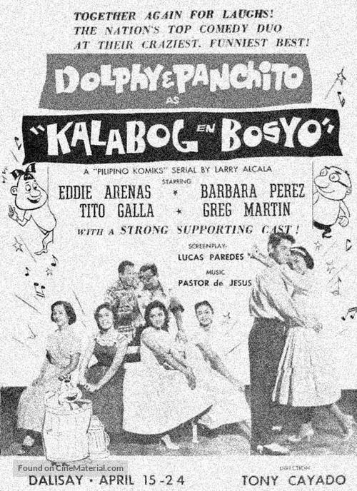 Kalabog en Bosyo - Philippine Movie Poster