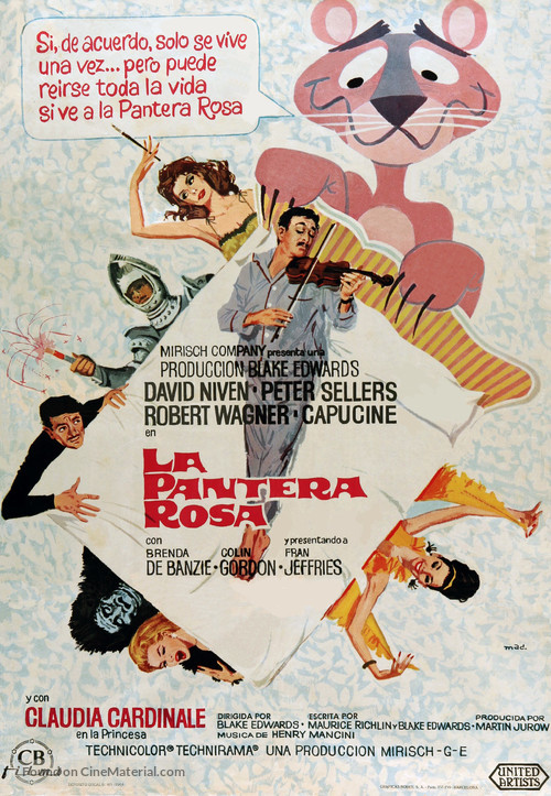 The Pink Panther - Spanish Movie Poster