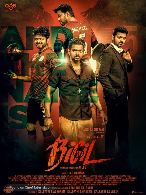 Bigil - Indian Movie Poster