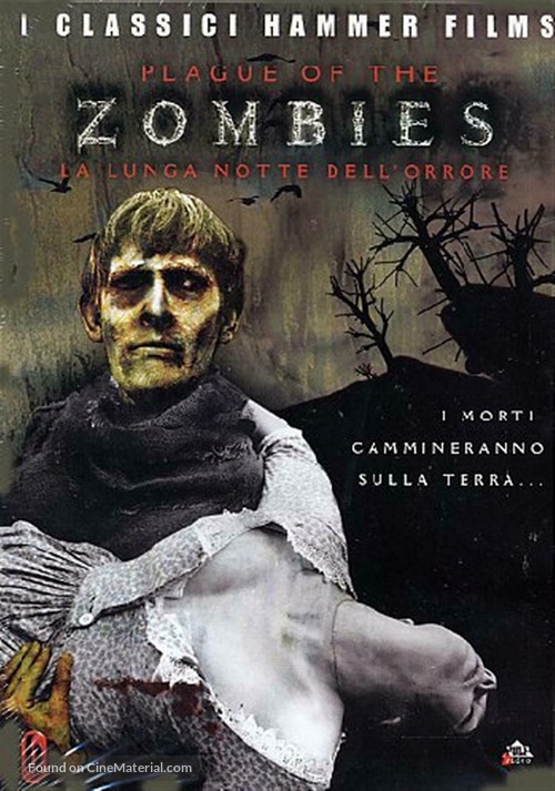 The Plague of the Zombies - Italian DVD movie cover