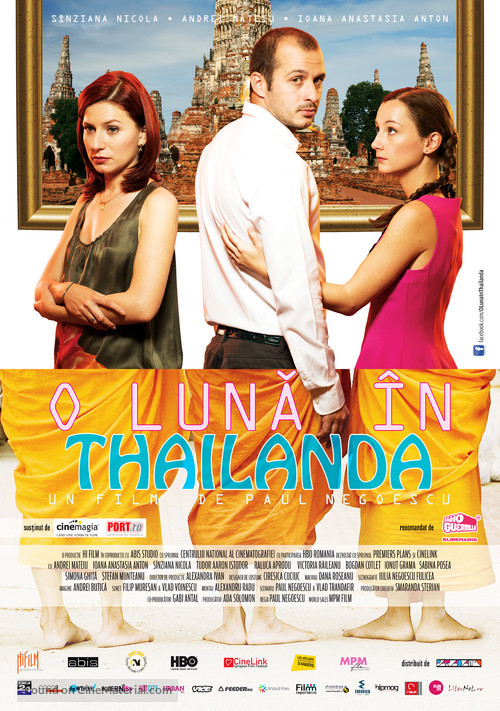 O luna in Thailanda - Romanian Movie Poster