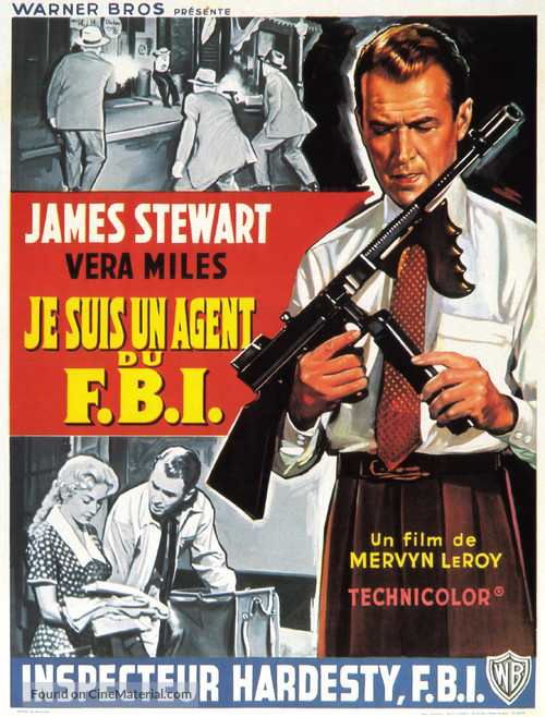 The FBI Story - Belgian Movie Poster