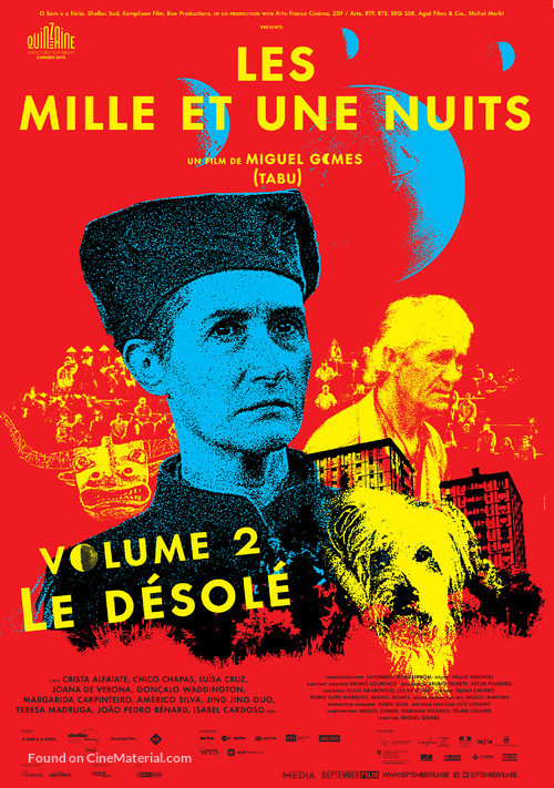 As Mil e Uma Noites: Volume 2, O Desolado - Belgian Movie Poster