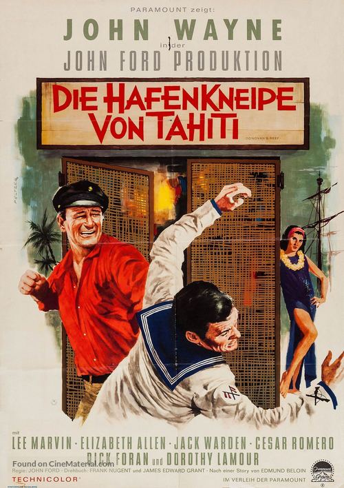 Donovan&#039;s Reef - German Movie Poster