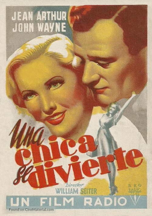 A Lady Takes a Chance - Spanish Movie Poster