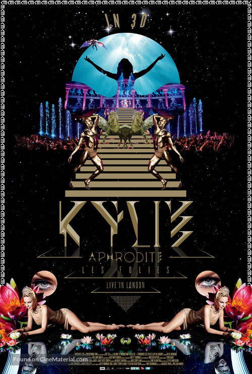 Kylie Aphrodite: Les Folies Tour 2011 - British Movie Poster