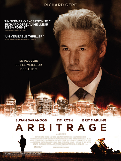 Arbitrage - French Movie Poster
