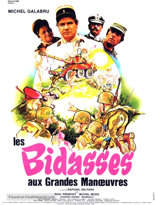 Les bidasses aux grandes manoeuvres - French Movie Poster