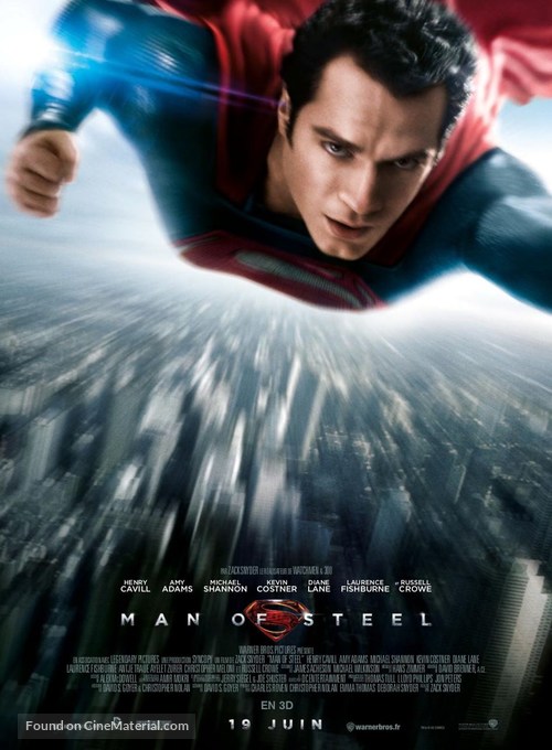 Man of Steel - French Movie Poster