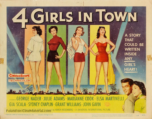 Four Girls in Town - Movie Poster