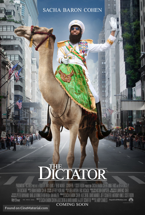 The Dictator - Movie Poster