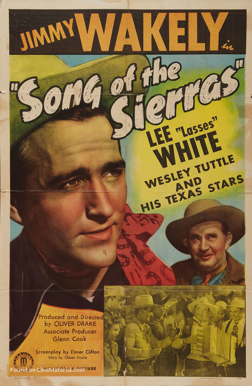 Song of the Sierras - Movie Poster