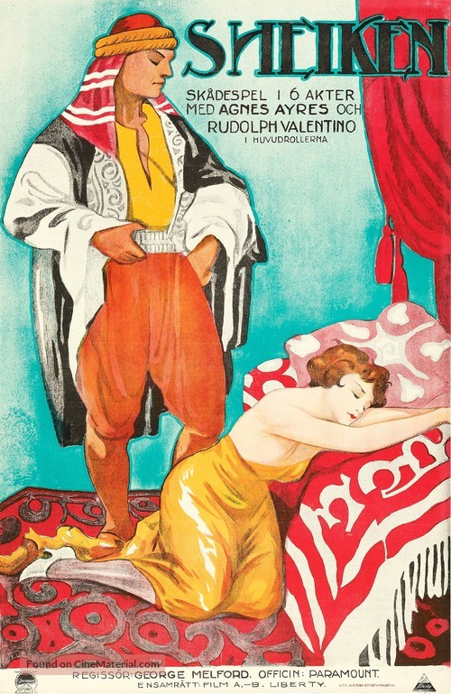 The Sheik - Swedish Movie Poster