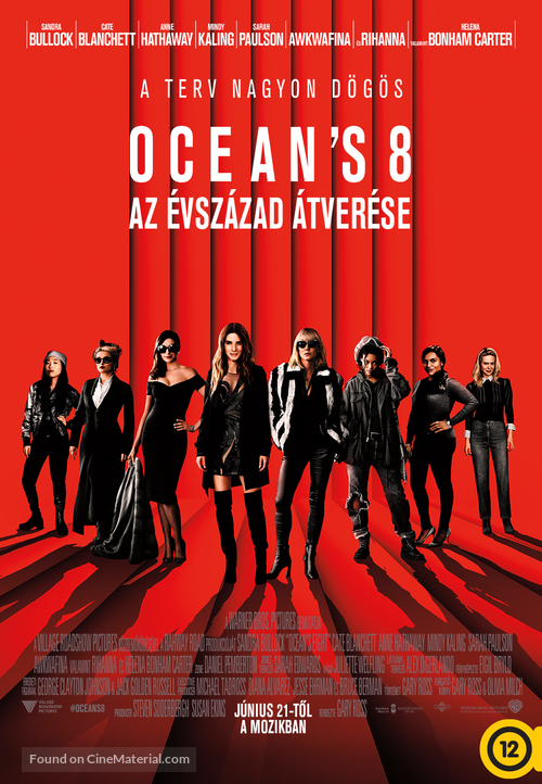 Ocean&#039;s 8 - Hungarian Movie Poster