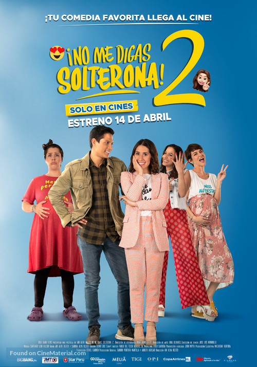 No Me Digas Solterona 2 - Peruvian Movie Poster