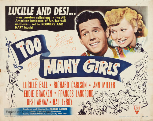 Too Many Girls - Re-release movie poster