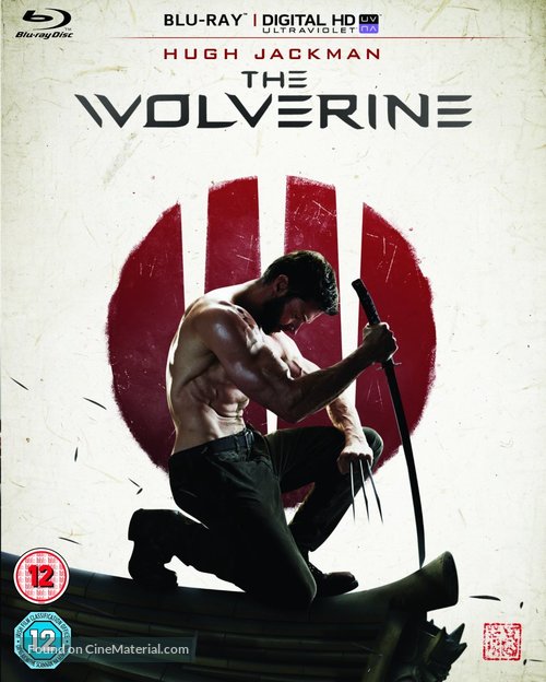 The Wolverine - British Blu-Ray movie cover