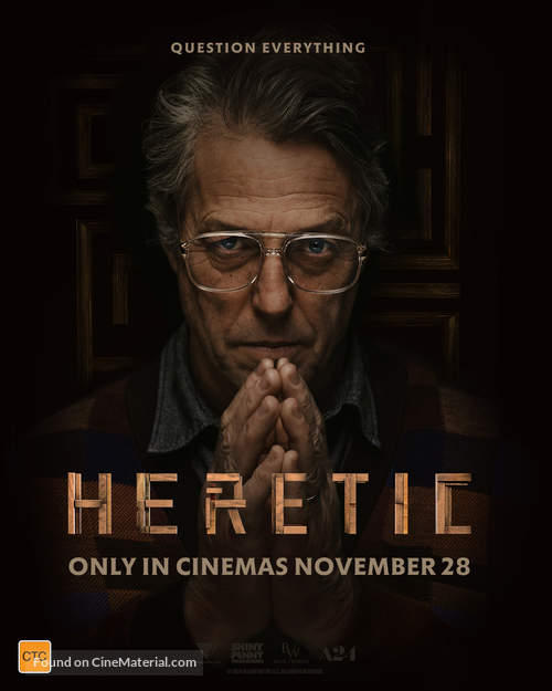 Heretic - Australian Movie Poster