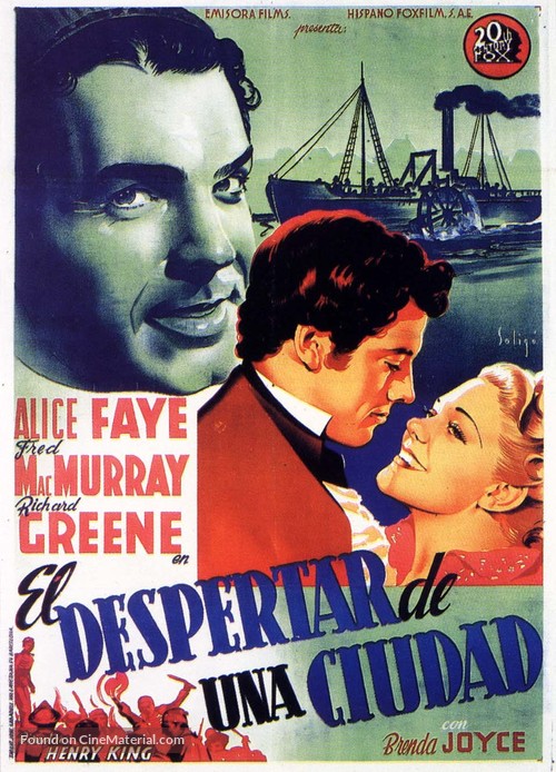 Little Old New York - Spanish Movie Poster