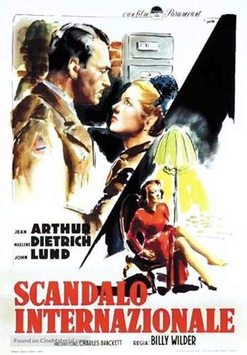 A Foreign Affair - Italian Movie Poster