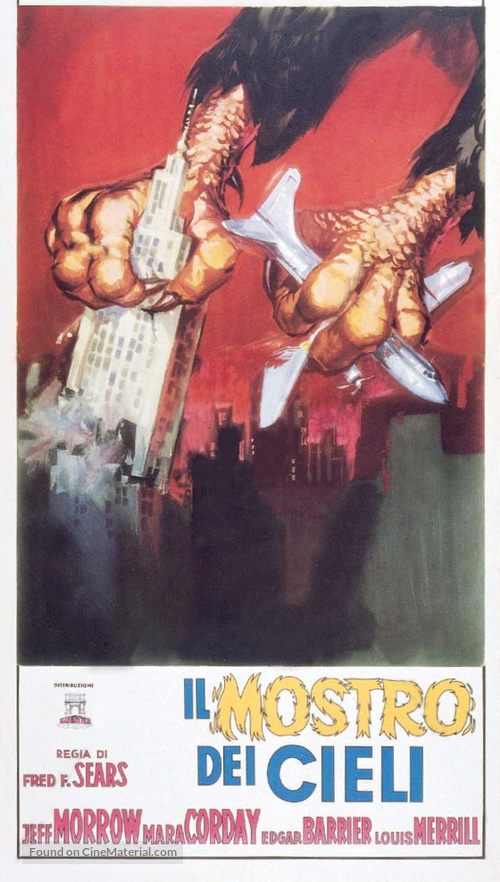 The Giant Claw - Italian Theatrical movie poster
