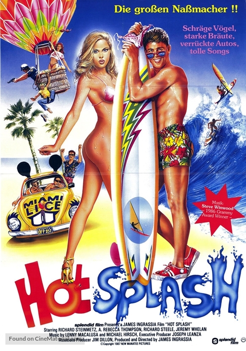 Hot Splash - German Movie Poster