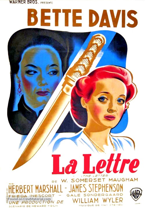 The Letter - French Movie Poster