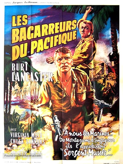 South Sea Woman - French Movie Poster