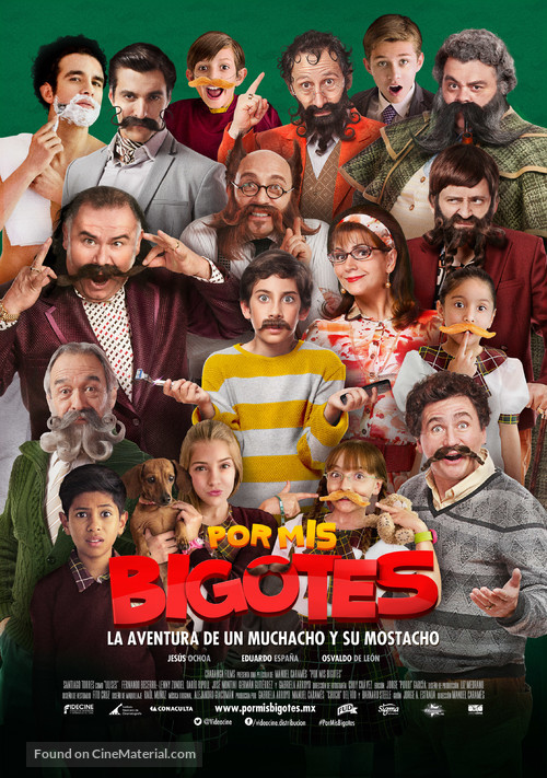 Por mis Bigotes - Mexican Movie Poster