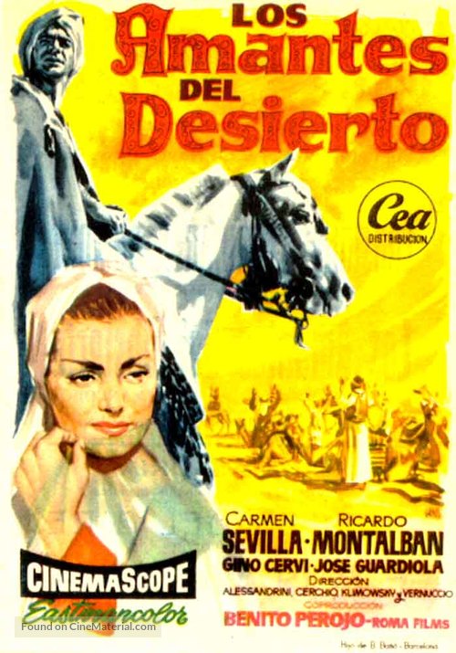 Amantes del desierto, Los - Spanish Movie Poster