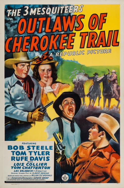 Outlaws of Cherokee Trail - Movie Poster