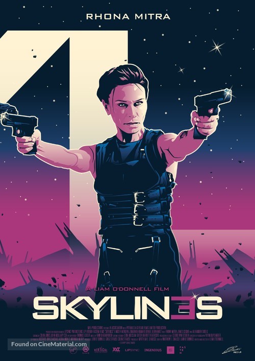 Skylines - French Movie Poster