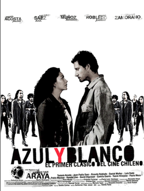 Azul y blanco - Chilean Movie Poster