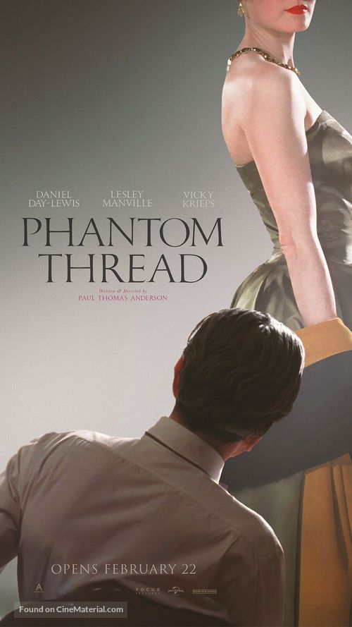 Phantom Thread - Singaporean Movie Poster