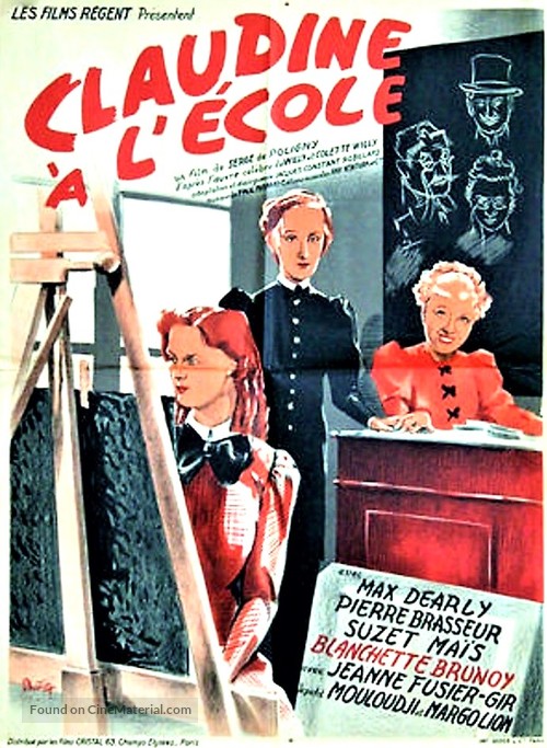 Claudine &agrave; l&#039;&eacute;cole - French Movie Poster