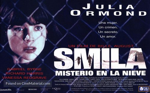Smilla&#039;s Sense of Snow - Spanish Movie Poster