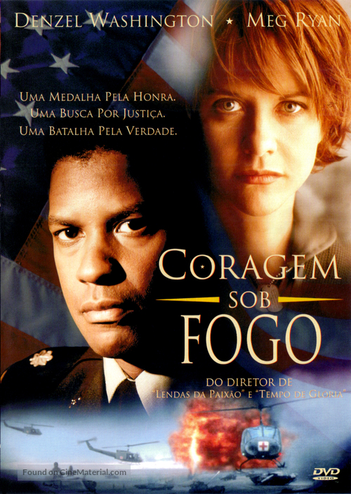 Courage Under Fire - Brazilian DVD movie cover