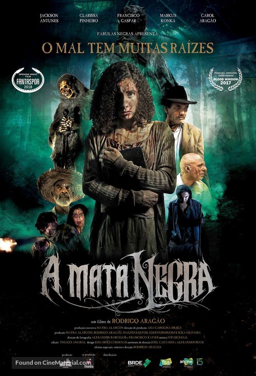 El bosque negro - Brazilian Movie Poster