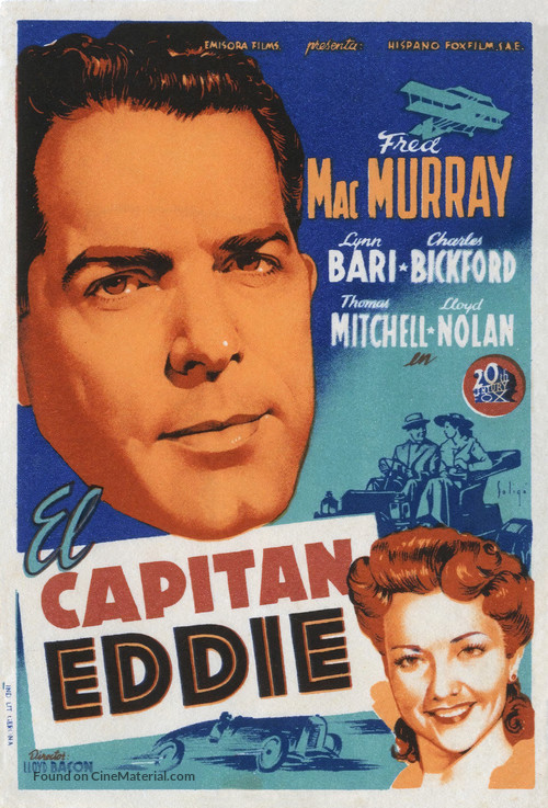 Captain Eddie - Spanish Movie Poster